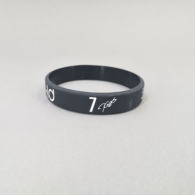 Basketball Kobe James Curry Sports Wristband Custom Luminous Bracelets