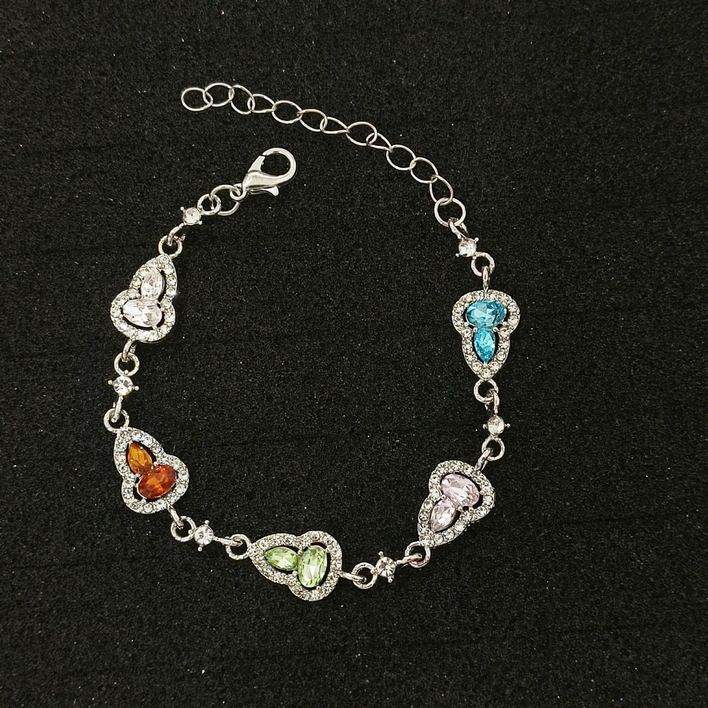 Beautiful Light Luxury High-grade Full Diamond Flash Trendy Temperamental Minority Bracelets