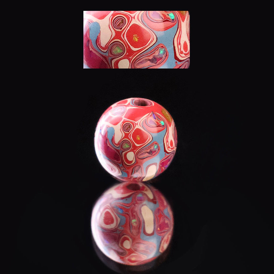 Paint Beads Opal Loose Wooden Beaded Rosewood Embryo Single Bracelets