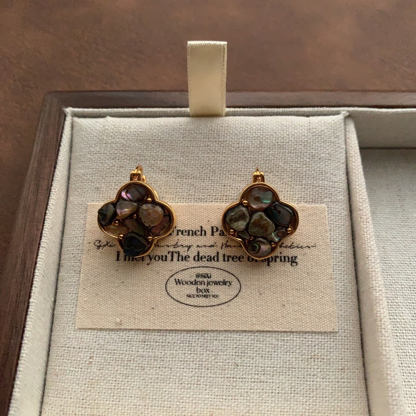 Colorful Fritillary Butterfly Stars Heart Elegant Retro Light Luxury Stud Earrings
