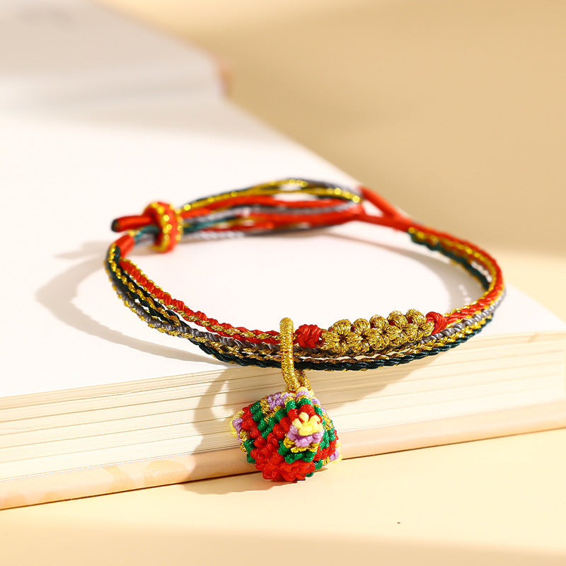 Children's Dragon Boat Festival Colorful Rope Hand-woven Small Bracelets