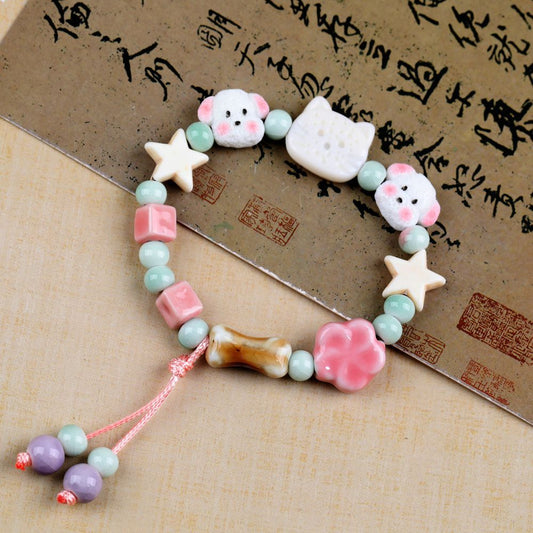 Circle Chinese Style Cute Refreshing Stall Night Bracelets