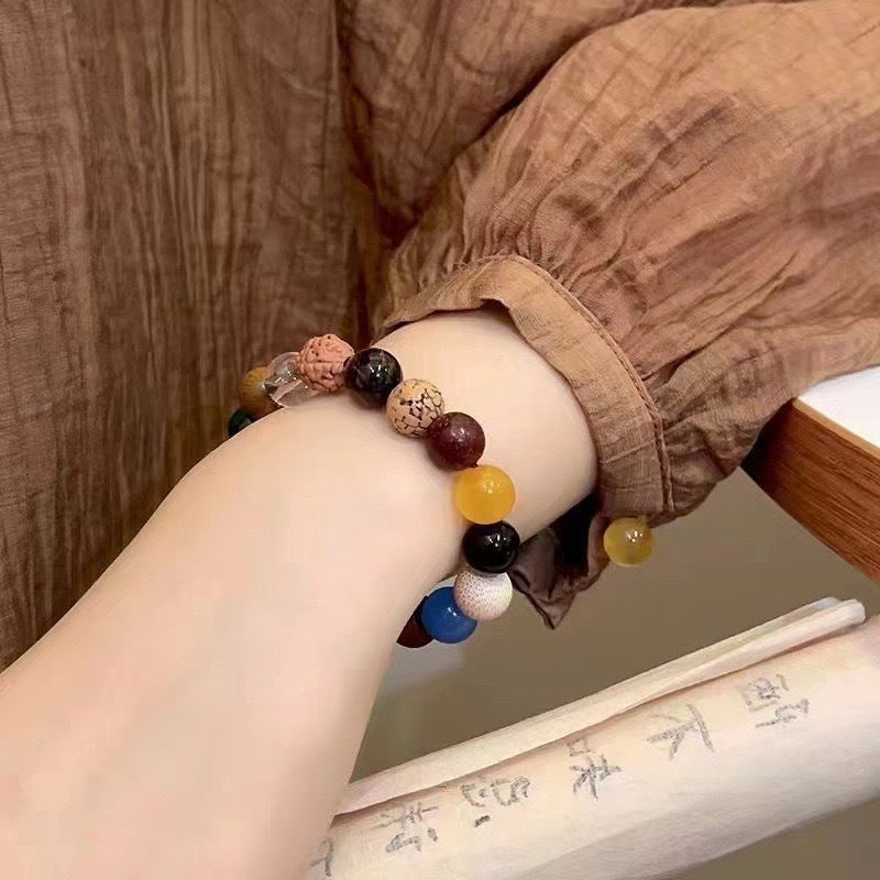 Bodhi Seed Wooden Cultural Artifact Eighteen Bracelet