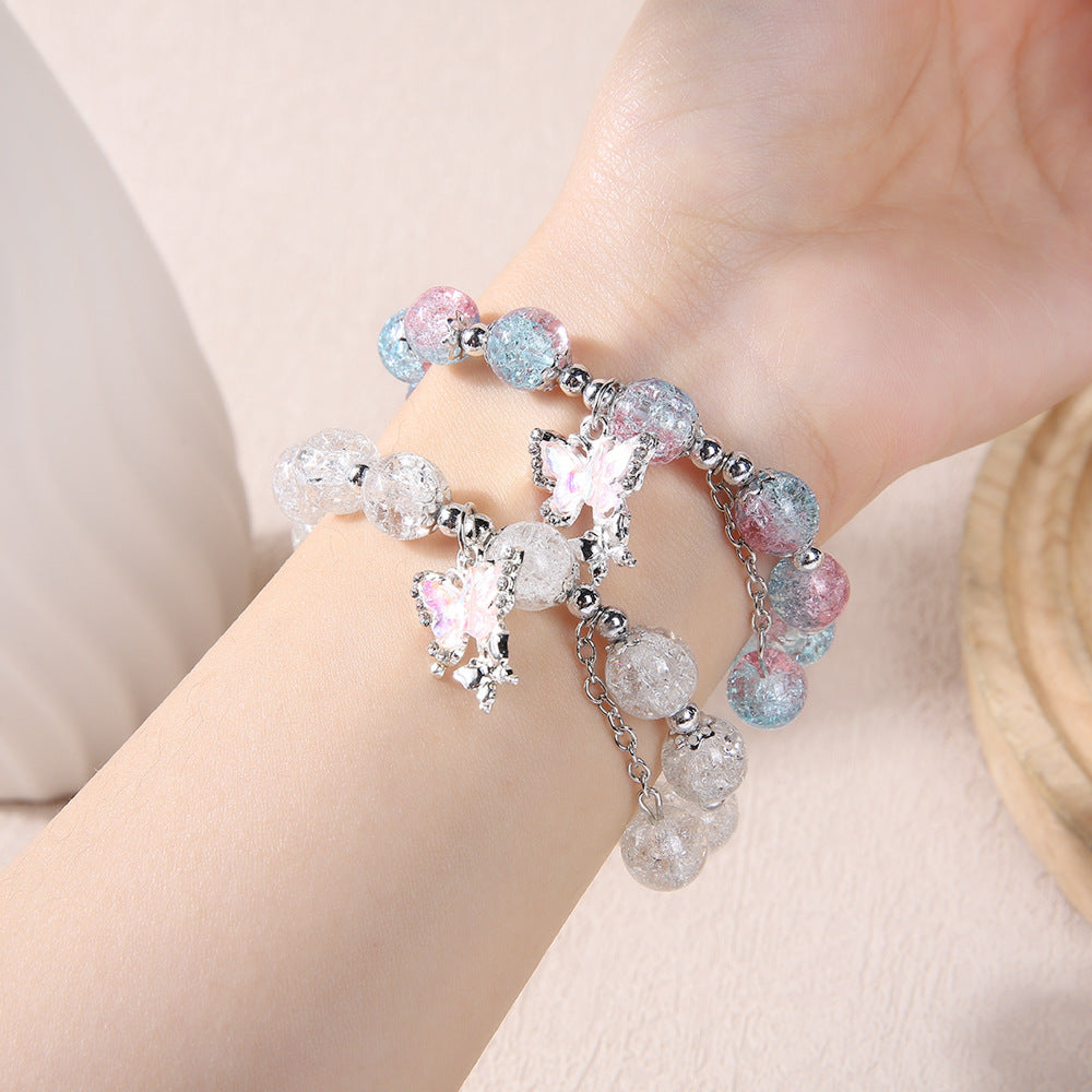 Beaded Design Hot Flower Crystal Trendy Bracelets