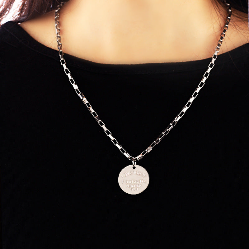 Women's Steel Sweater For Niche Design Trendy Necklaces