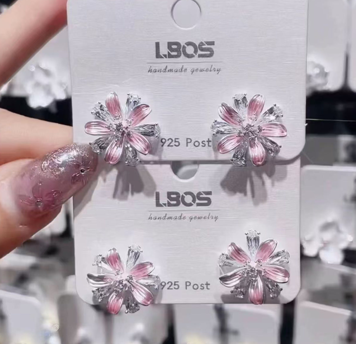 Women's Diamond Flower For Mori High-grade Simple Light Rings