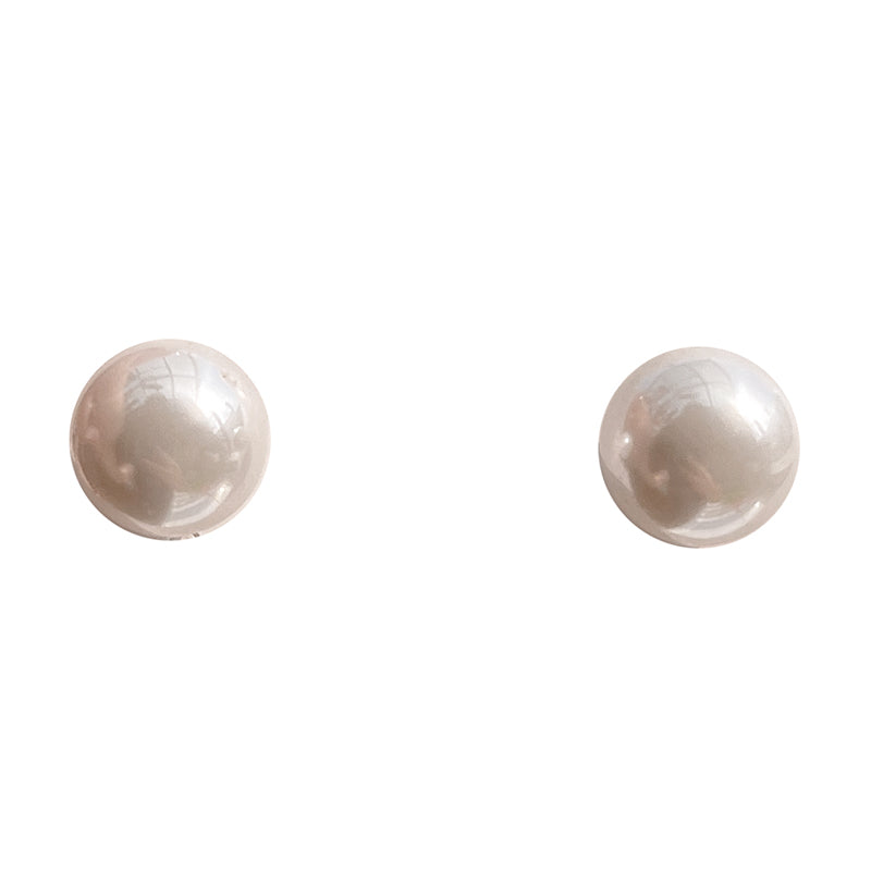 Attractive Pearl High-grade French Sier Stall Earrings