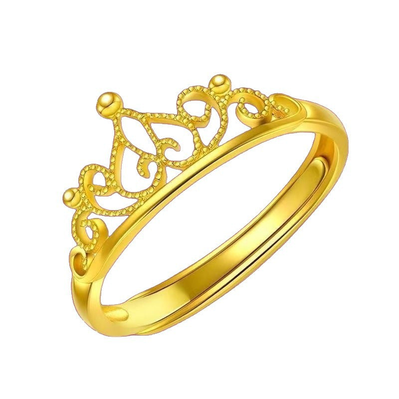 Vietnam Placer Gold Open Fire No Color Ring