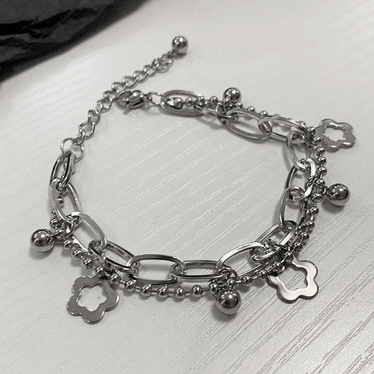 Small Flower Beads Double Layer Fairy Personality Bracelet