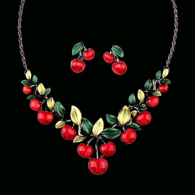 Women's Suite Splendid Diamond Geometric Crystal Flowers Jewelry Set