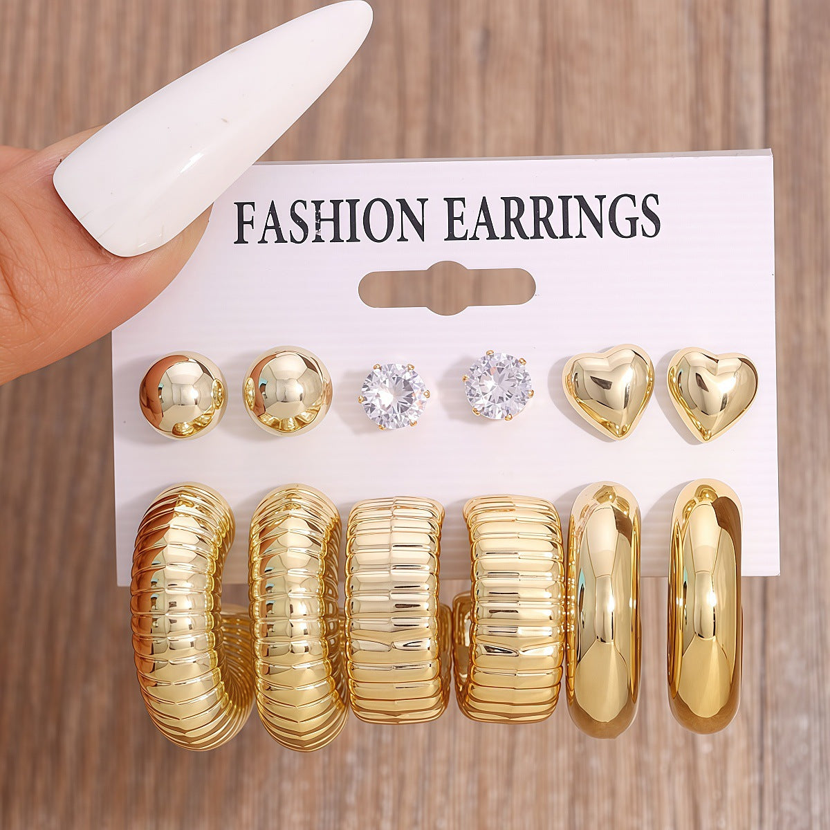 Women's Fashion Resin Vintage Simple Advanced Creative Personality Earrings