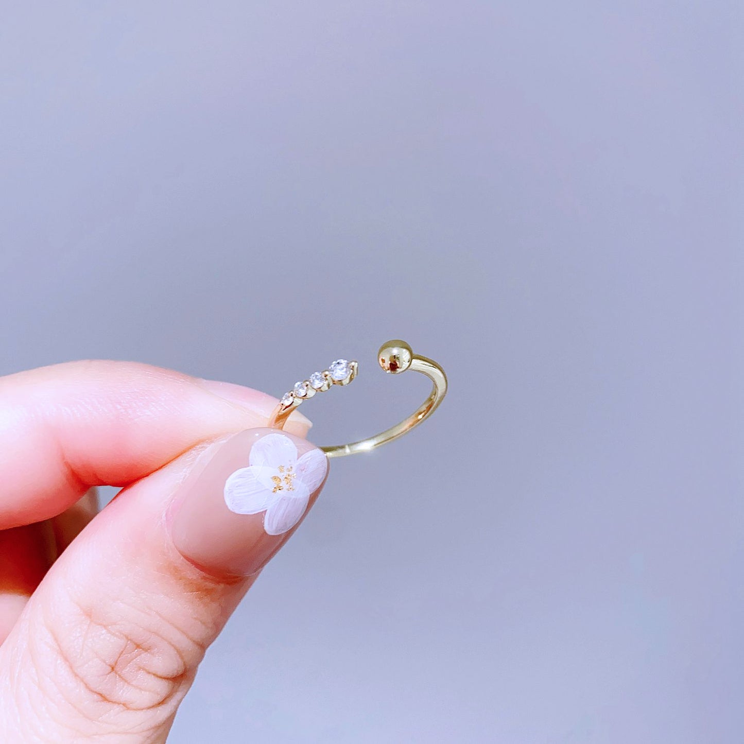 Light Luxury Minority Design Colorful Gemstone Rings