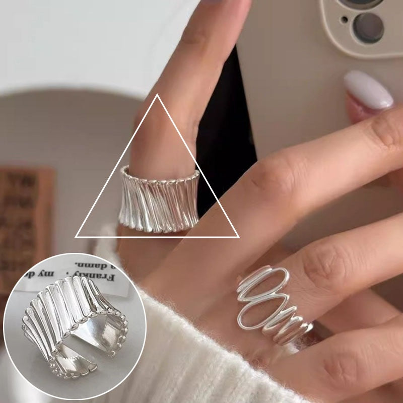 Women's Style Temperament Water Drop Retro Stylish Rings