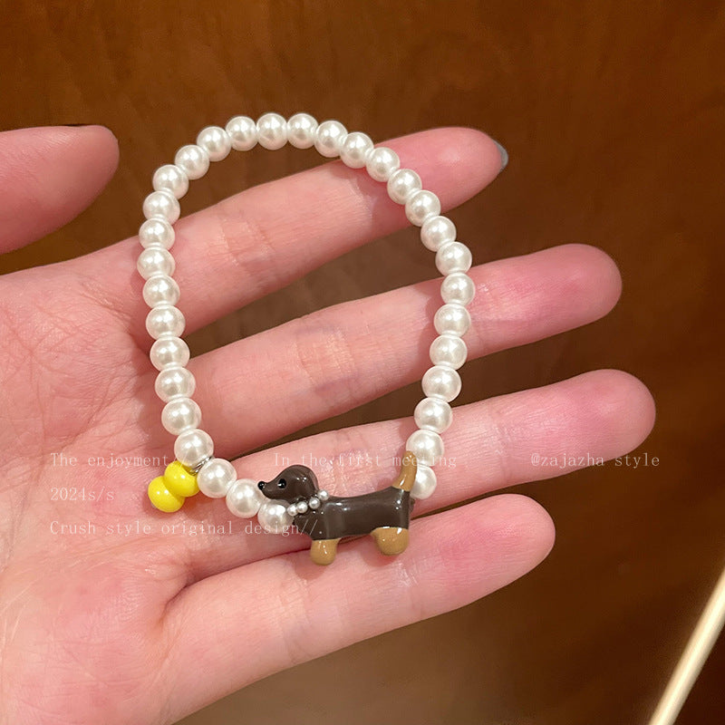 Wind Pearl Retro Minority Temperament Beaded High Sense Bracelet