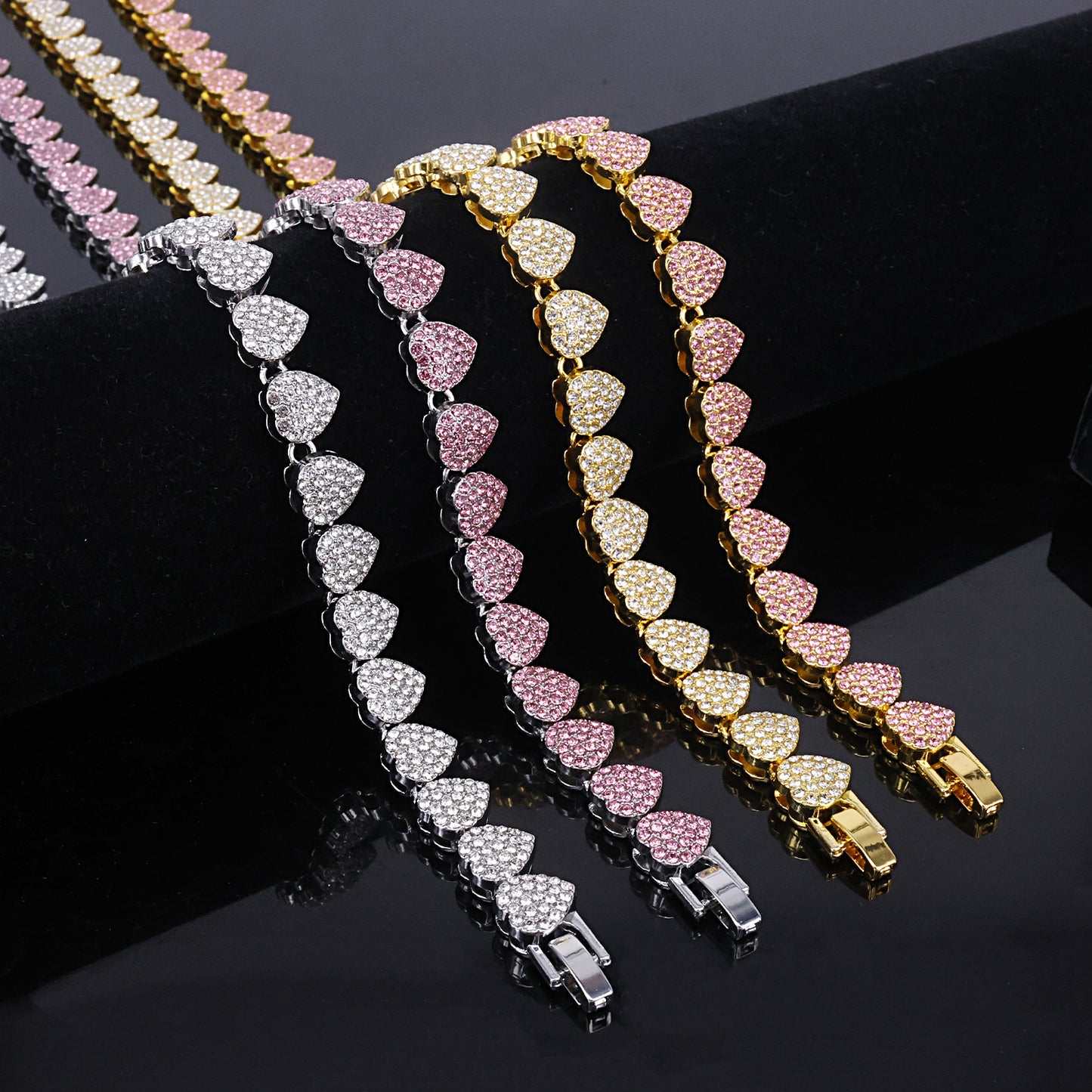 Women's & Men's Diamond Alloy Advanced Sense Niche Rap Hip Hop Necklaces