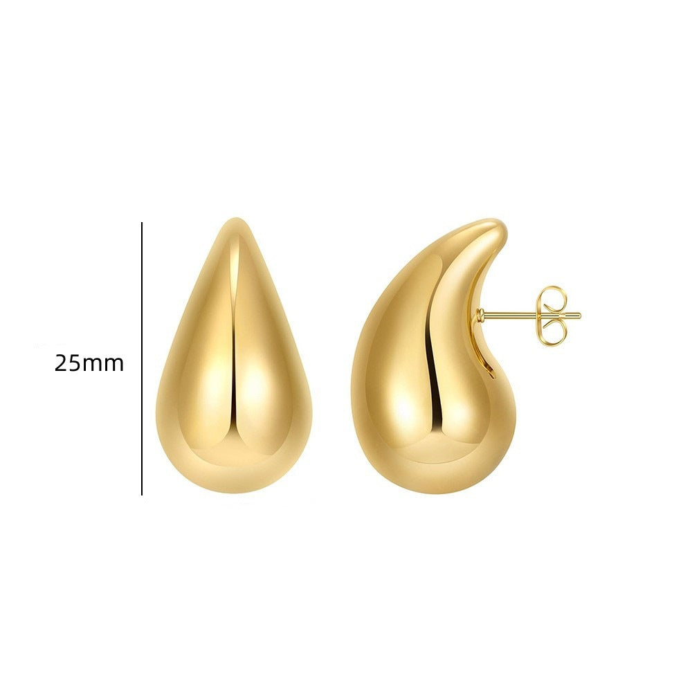 Women's Korean Fashion Temperamental Minority Design Style Petite Stud Earrings