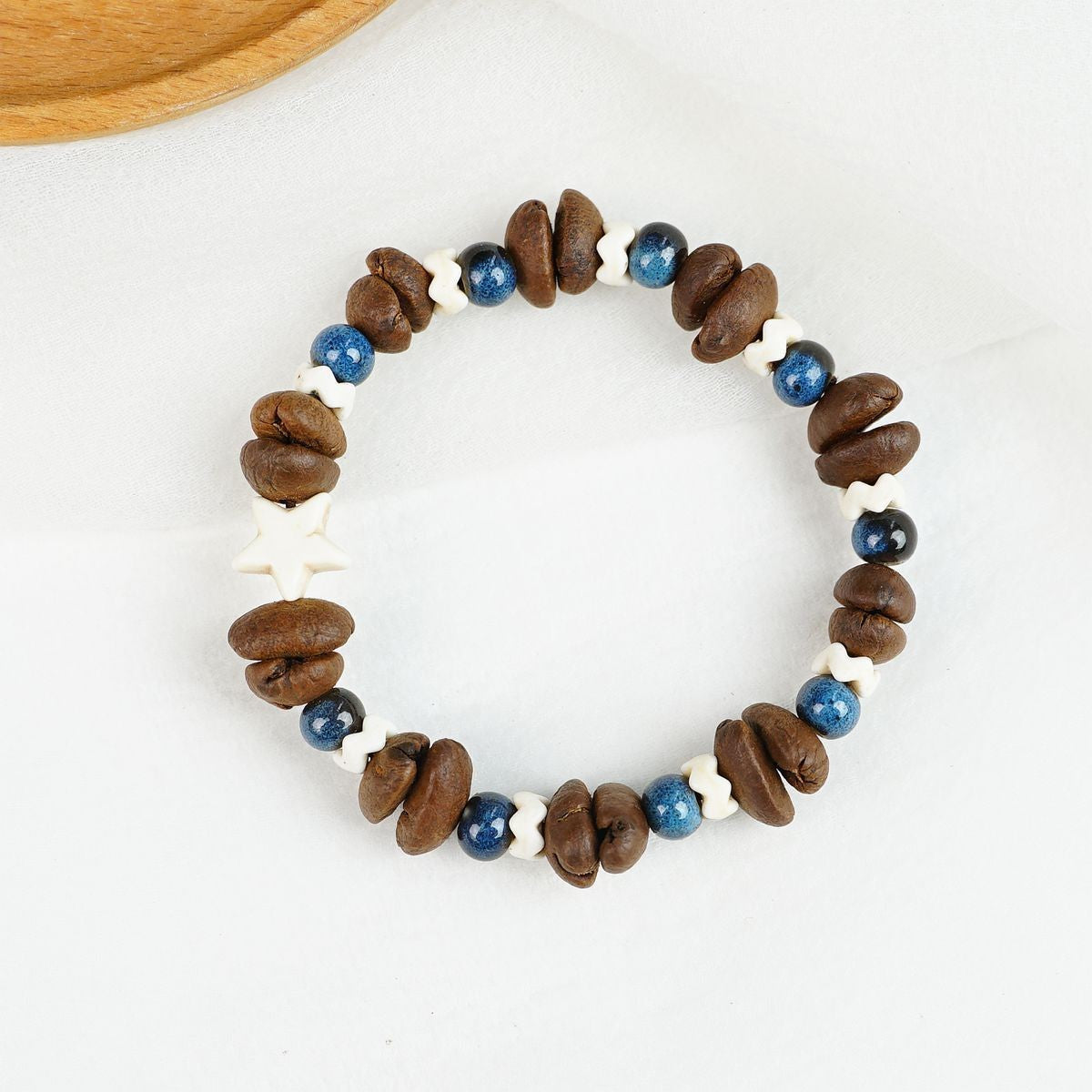 Women's & Men's Real Coffee Bean Refreshing Flavor Beaded Bracelets