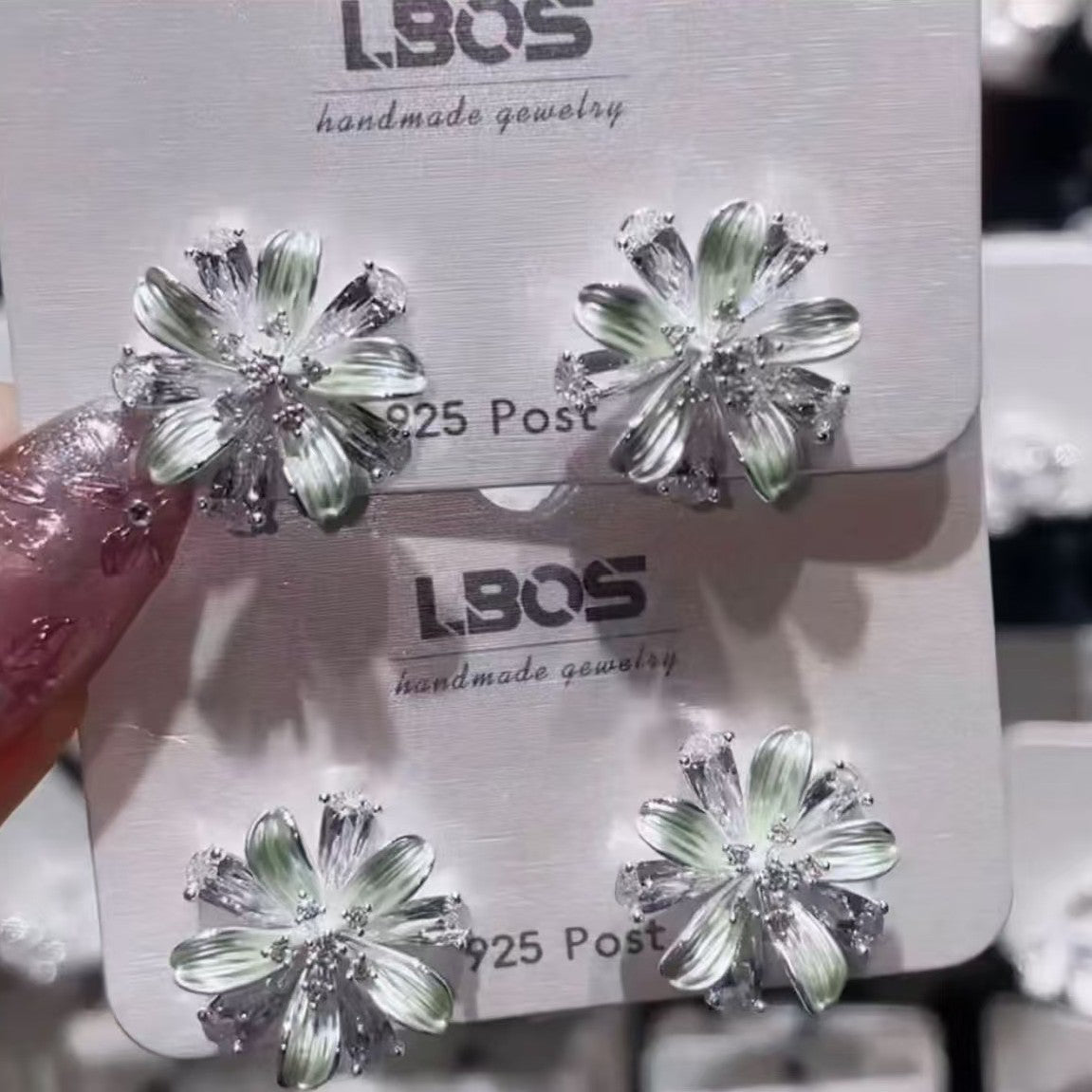 Women's Diamond Flower For Mori High-grade Simple Light Rings