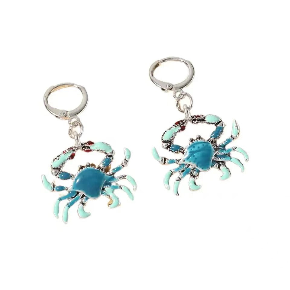 Style Dripping Crab Female Fashion Creative Rings