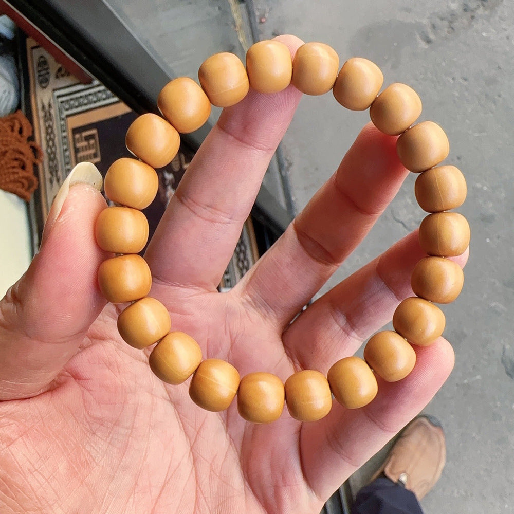 Monkey Head Walnut Glossy Love Fart Peach Single Bracelets