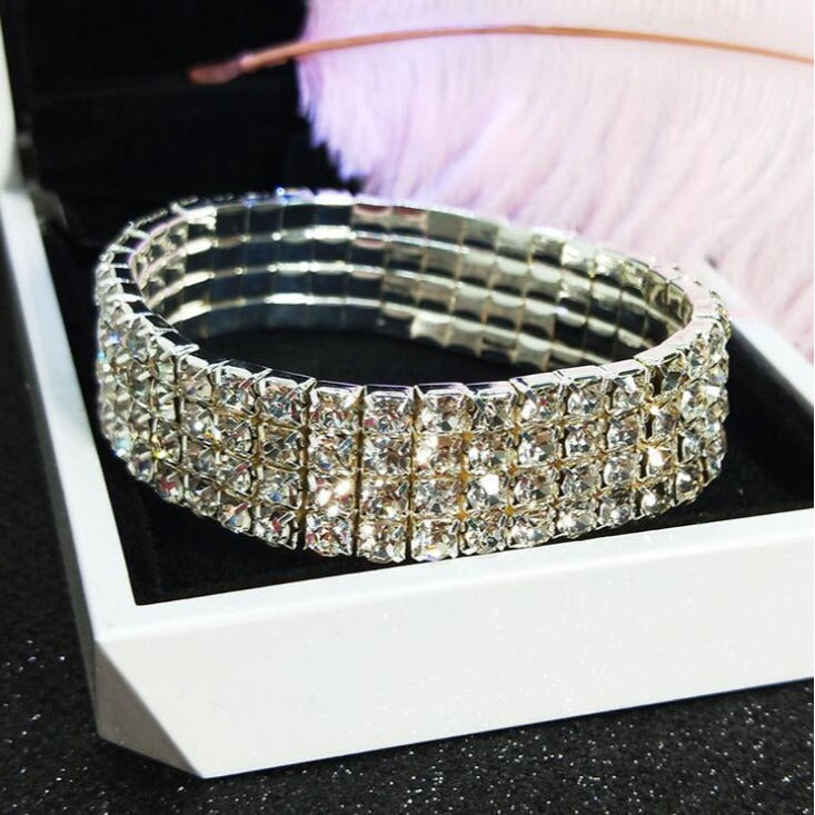 Women's Full Diamond Graceful Cold Style Fashion Korean Bracelets