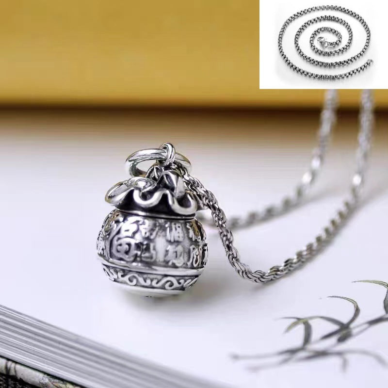 Generation Lucky Sterling Sier Money Bag Ancient Pendants