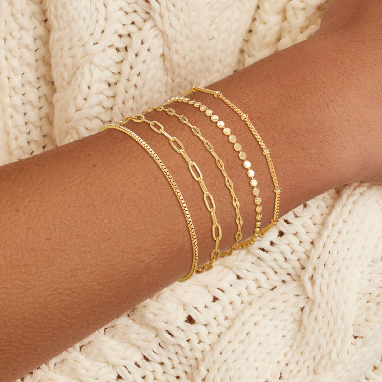 Personality Chain Simple Bohemian Style Street Bracelets