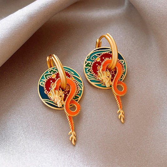 Round Clip Niche Personality Design Sense Elegant Ear Buckle
