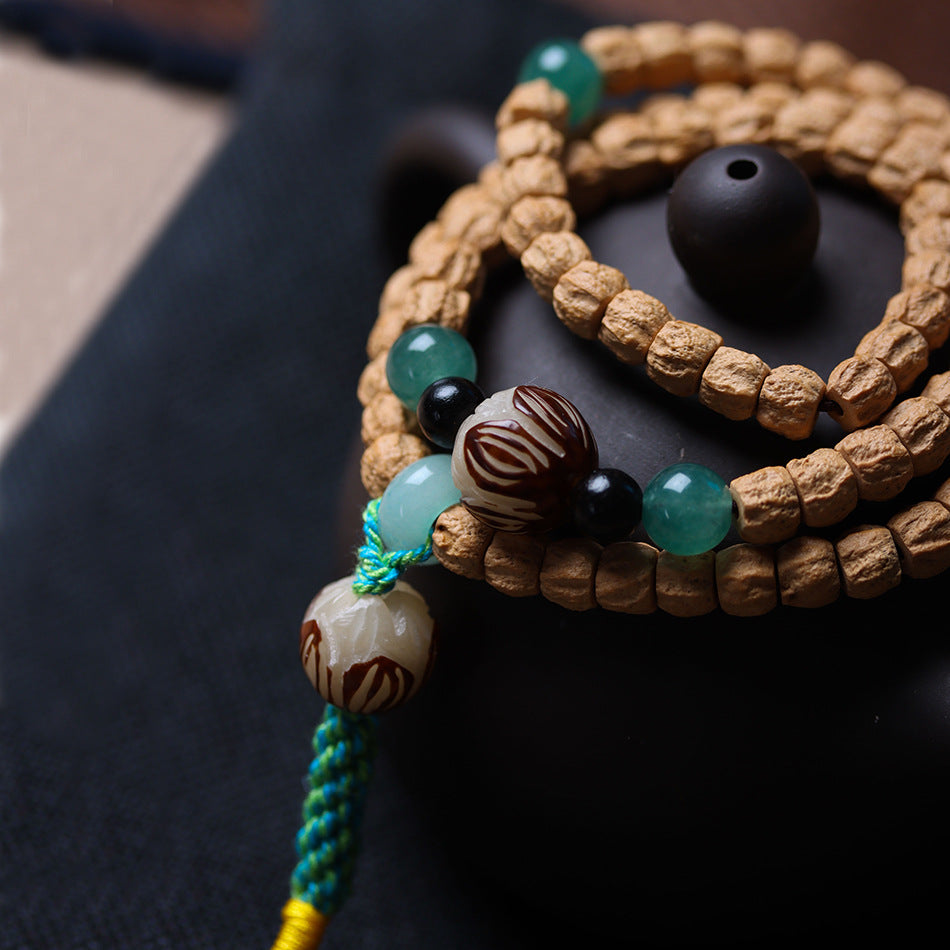 Passion Fruit Seeds Hemp Skin Deep Pit Ghost Face Corn Bracelet