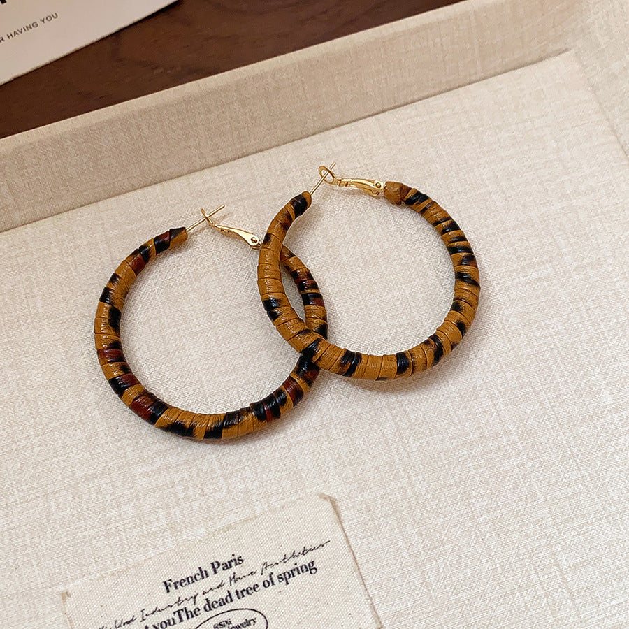 Women's Print Lovely Geometric Trendy Personality Light Luxury Earrings