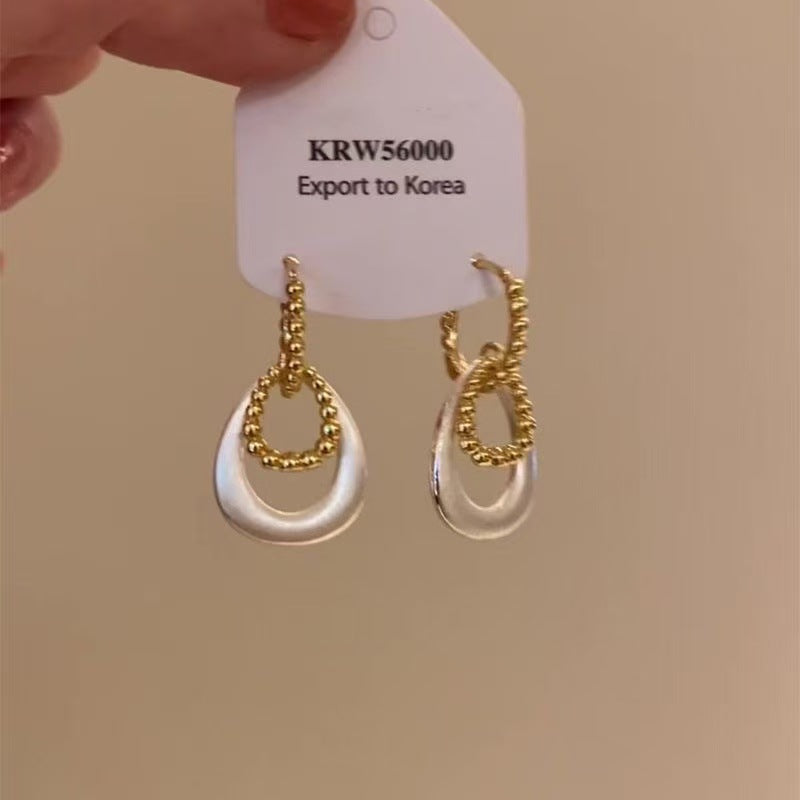 Collection Vintage Coffee Light Luxury High Sense Refined Rings