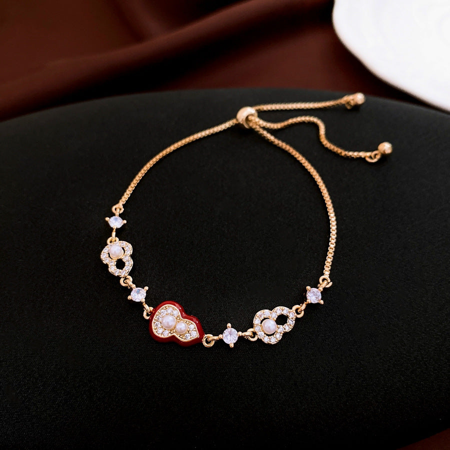 Zircon Twist Twisted Adjustable Simple Fashion Temperament Personalized Bracelet