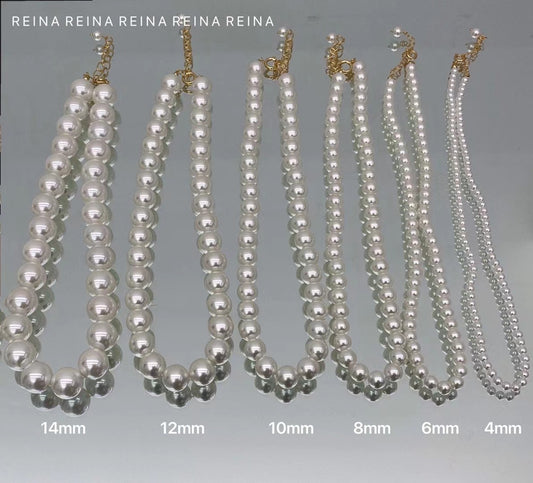 Pearl Clavicle Chain Beaded Single Layer Necklaces