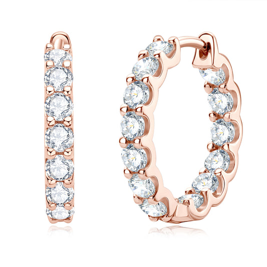 Women's Moissanite Eardrop Design Sense Niche Sterling Earrings