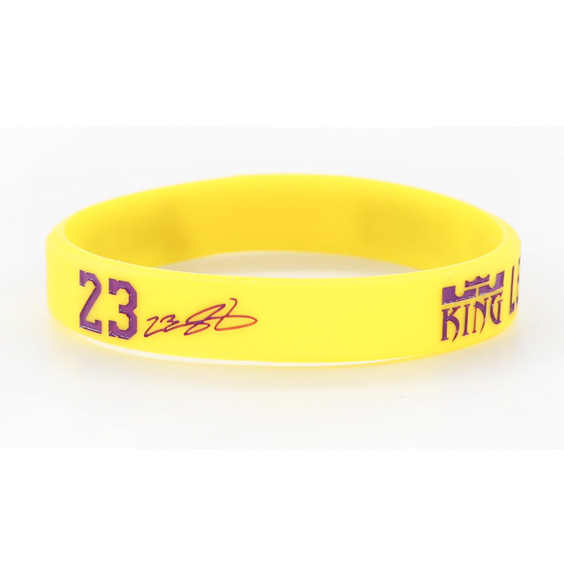 Basketball Silicone Rubber James Curry Harden Durant Bracelet