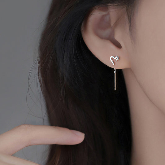 Women's Tassel Thread Simple Exquisite Small Versatile Light Luxury Minority High Rings