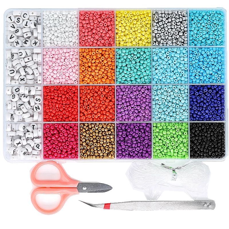 Beads Micro Glass Bead Solid Color Scattered Jewelry Accessories