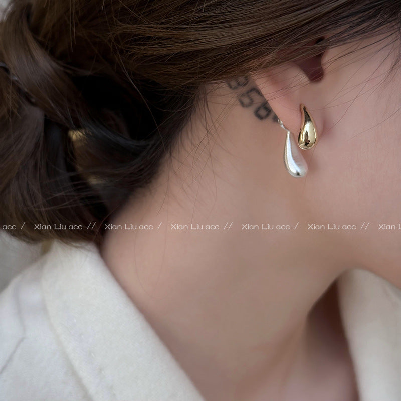 Women's Water Drop Niche Design Premium Unique Retro Affordable Luxury Earrings