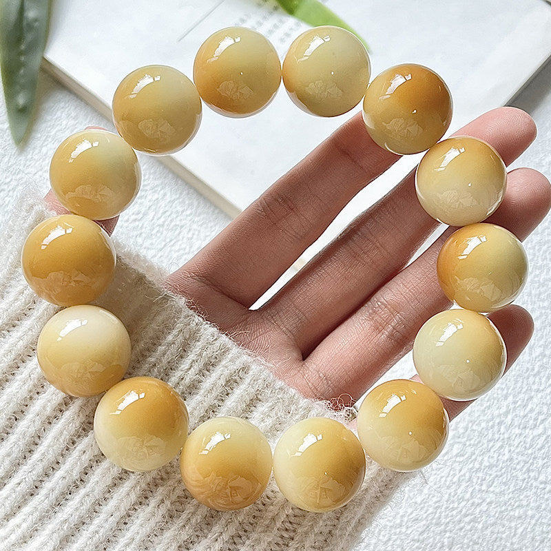Green Bodhi Large Size Single Circle Hand Pieces Decompression Bracelet