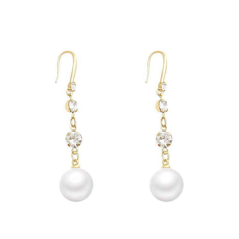 Women's Style Niche Design Long Pearl Fashion Exquisite Affordable Luxury Earrings