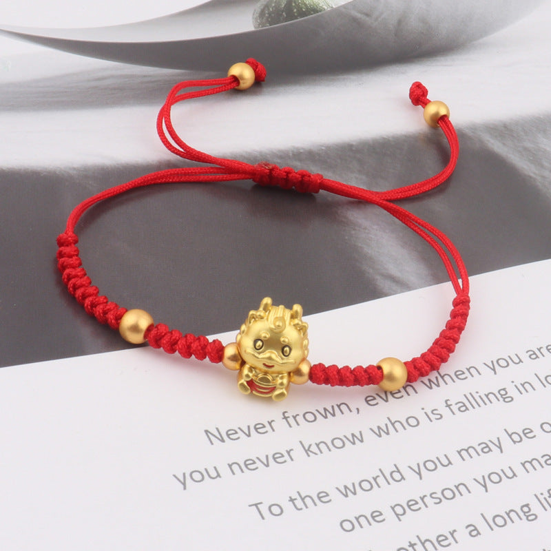 National Trendy Style Chinese Zodiac Dragon Bracelets