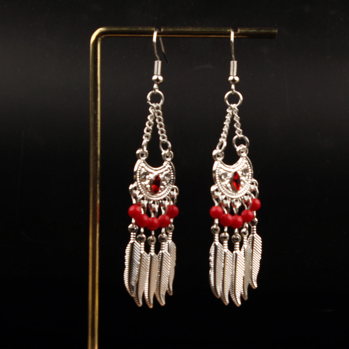 Ethnic Style Long Fringe Exotic Holiday Trip Earrings