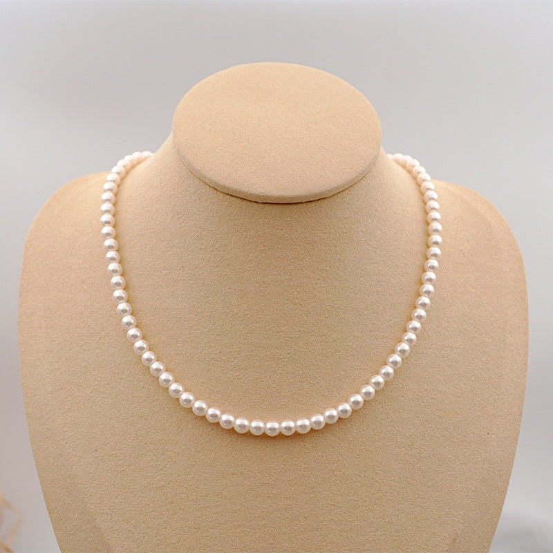 Chain Perfect Circle Imitation Beaded To Necklaces