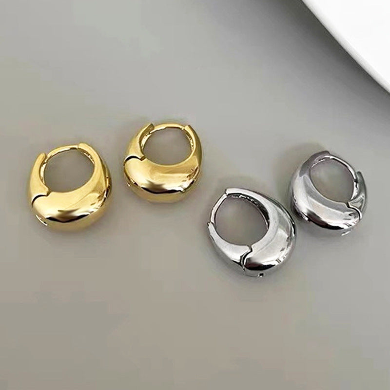 Metal Scenery Surface Fashion Temperament Commute Earrings