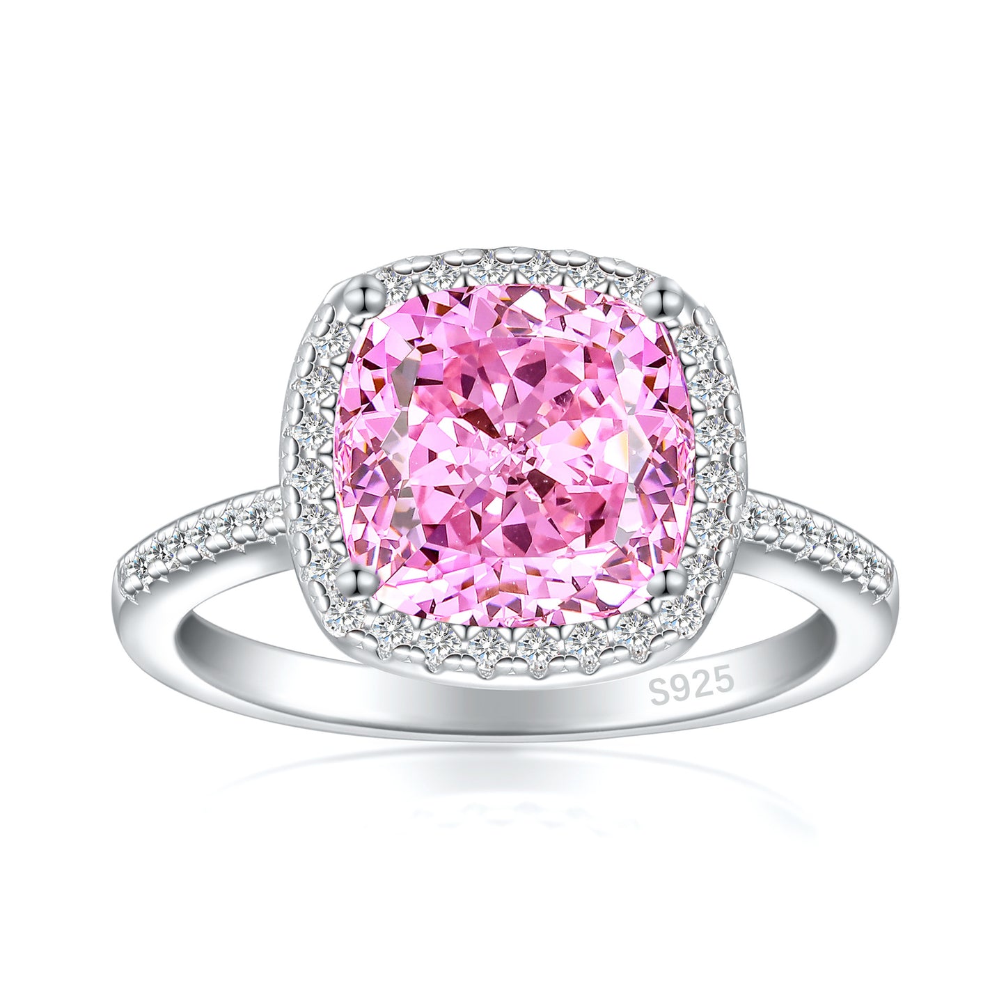 Karat High Carbon Rhinestone Female Niche Advanced Light Rings
