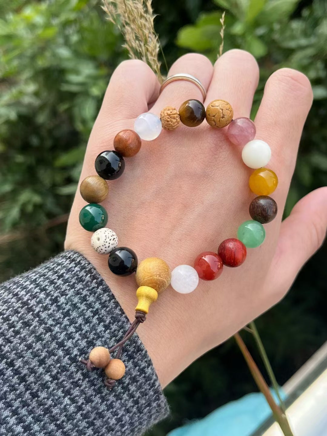 Bodhi Seed Eighteen Prayer Beads Buddha Cultural Artifact Bracelet
