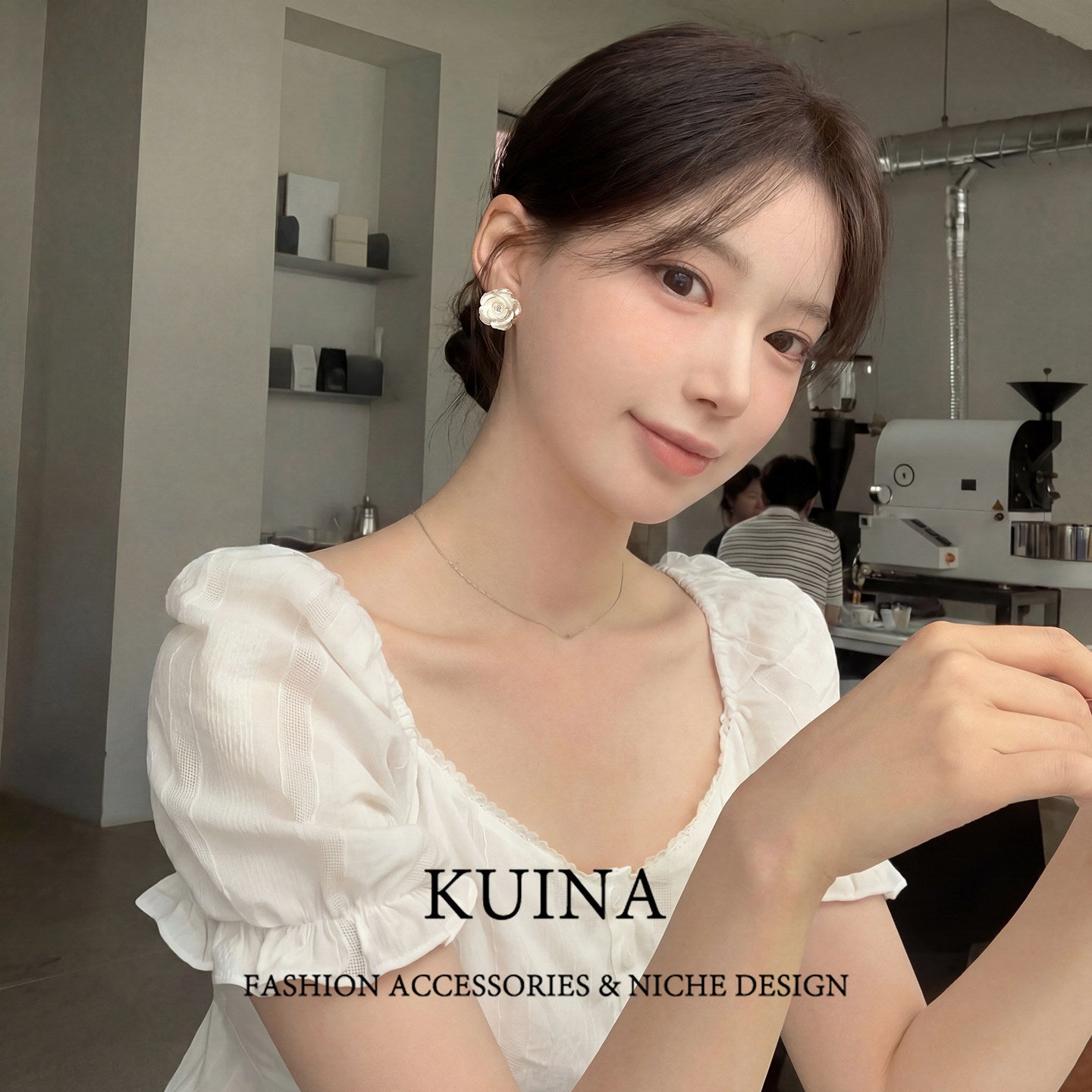 Female Fragrance Style Light Luxury High-grade Temperament Niche Korean Beautiful Earrings