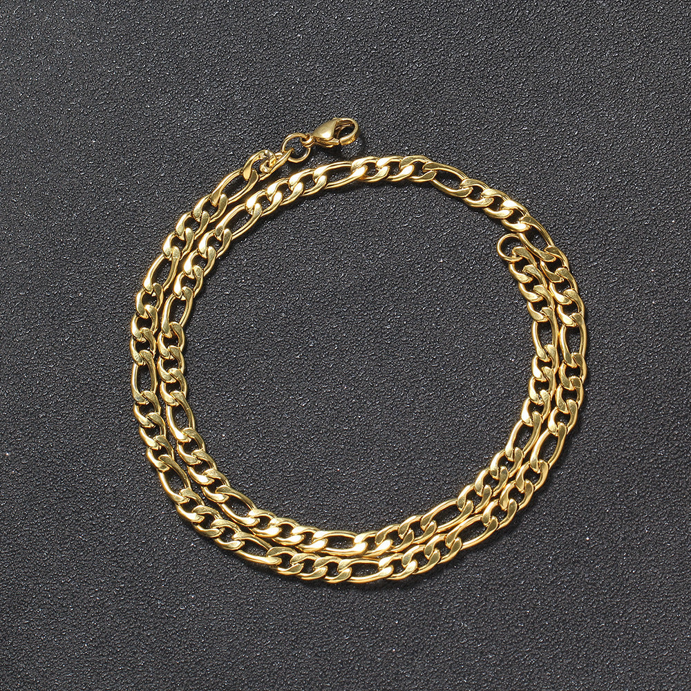Steel Chain Hip Hop Ear Vacuum Necklace
