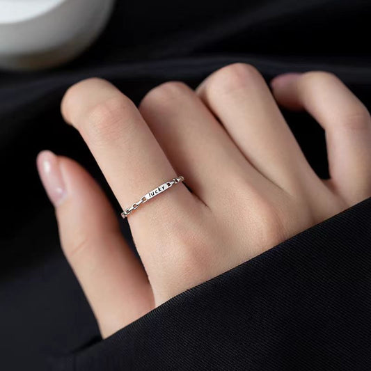 For Design Index Finger Light Luxury High-grade Female Simple Ring