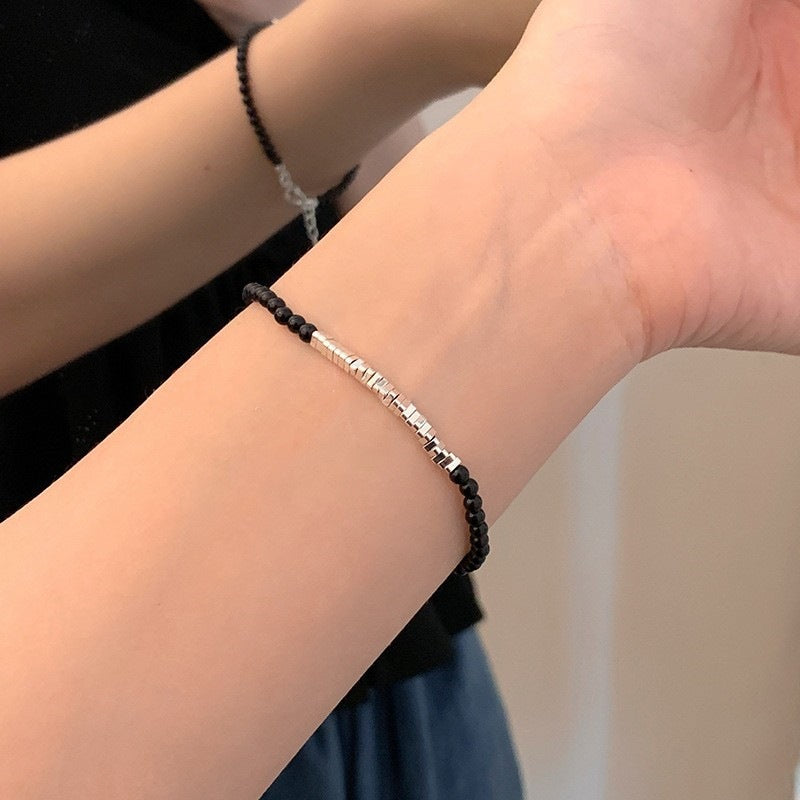 Women's Simple Broken Sier For Temperament Wild Twin Sweet Cool Design Bracelet